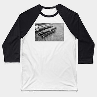 Wooden flute and case Baseball T-Shirt